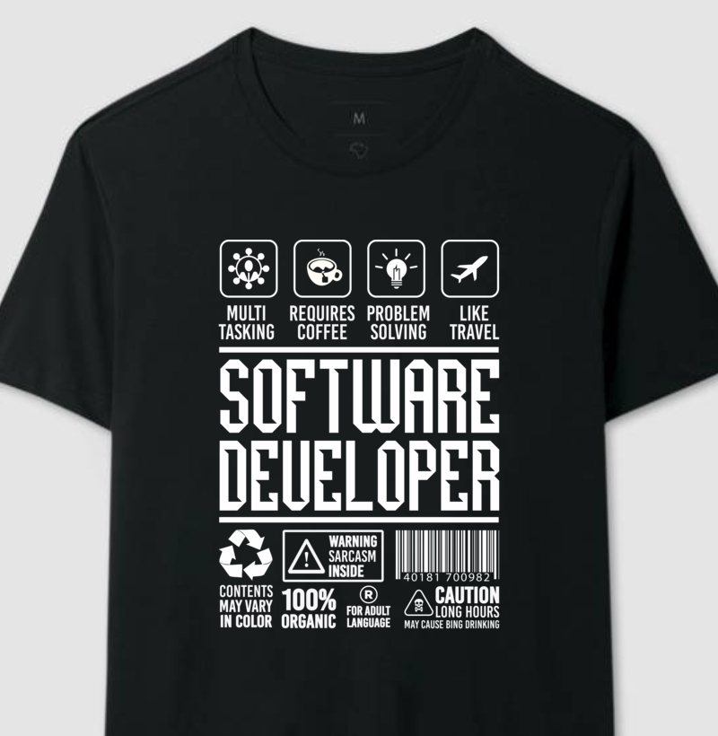 Camiseta Software Developer - Imagem 6